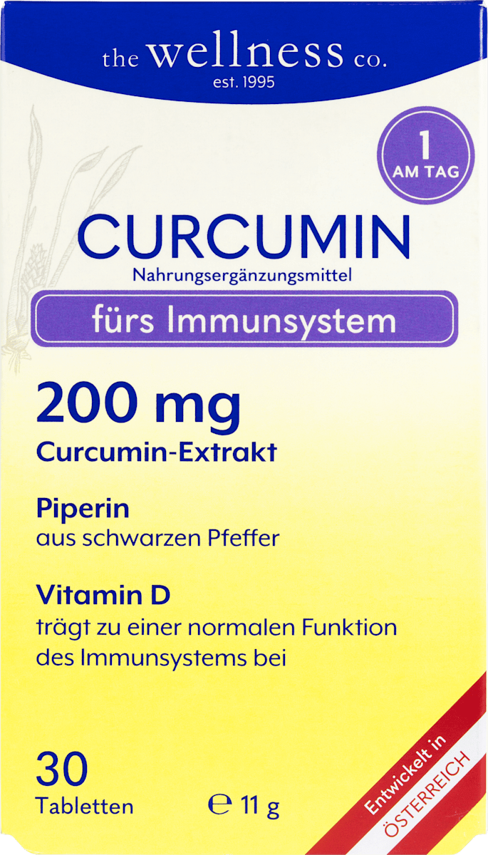 the wellness co. Curcumin Plus Piperin Tabletten, 30 St | dm.at