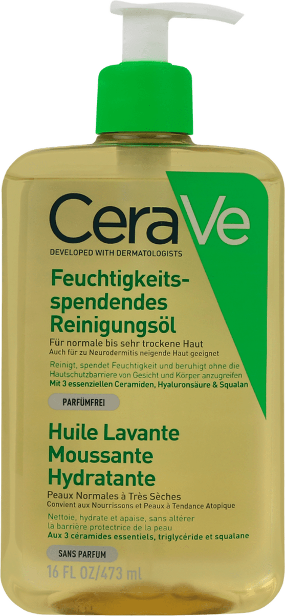 CeraVe CeraVe Reinigungsöl Feuchtigkeitsspendend, 473 ml dauerhaft günstig online kaufen | dm-med