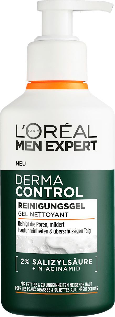 L'Oréal Men Expert Anti-Pickel Waschgel 100 Ml - Mit Pure Carbon & Vitamin B3, Gegen Unreinheiten Für Männer