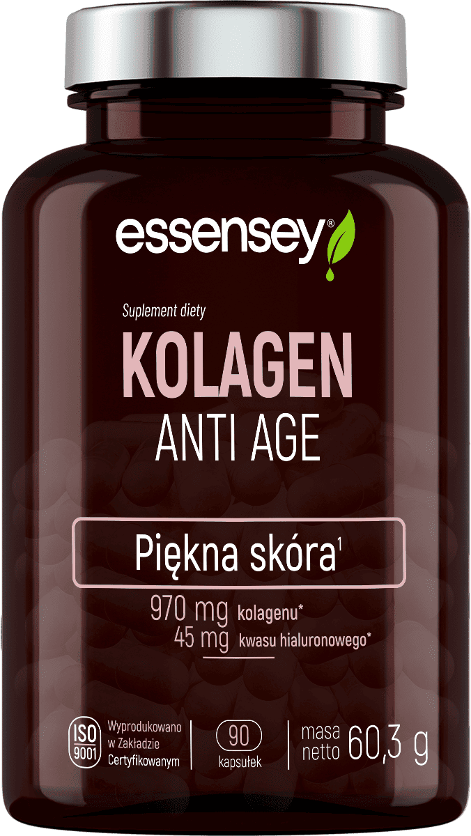 Коллаген Essensey Anti Age 970 мг, с гиалуроновой кислотой, для кожи и суставов, 90 капсул
