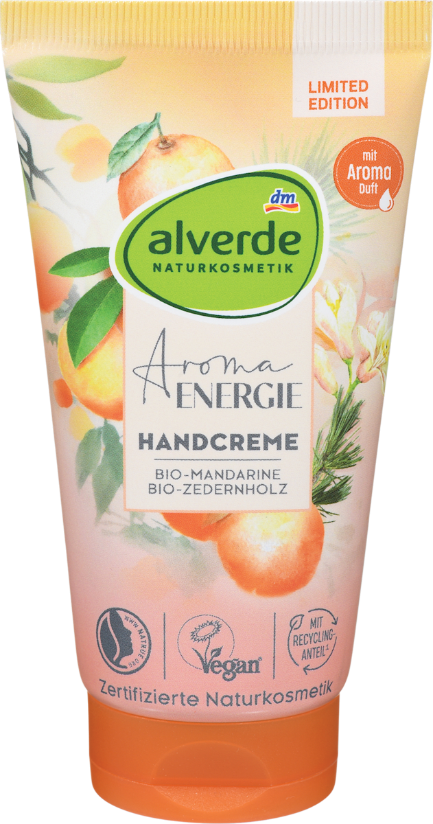 alverde NATURKOSMETIK Krema za roke z bio mandarino in bio cedrovino ...
