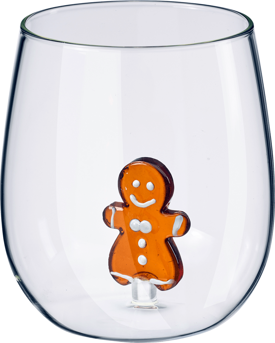 Trinkglas Lebkuchenmännchen (350 ml), 1 St