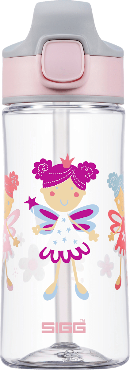 SIGG Trinkflasche Kinder Fairy Friend, rosa/grau Prinzessin, 450 ml, 1 St dauerhaft günstig online kaufen