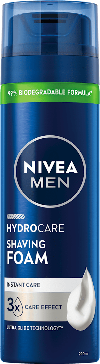 NIVEA MEN Spumă de ras Hydrocare, 200 ml | dm.ro