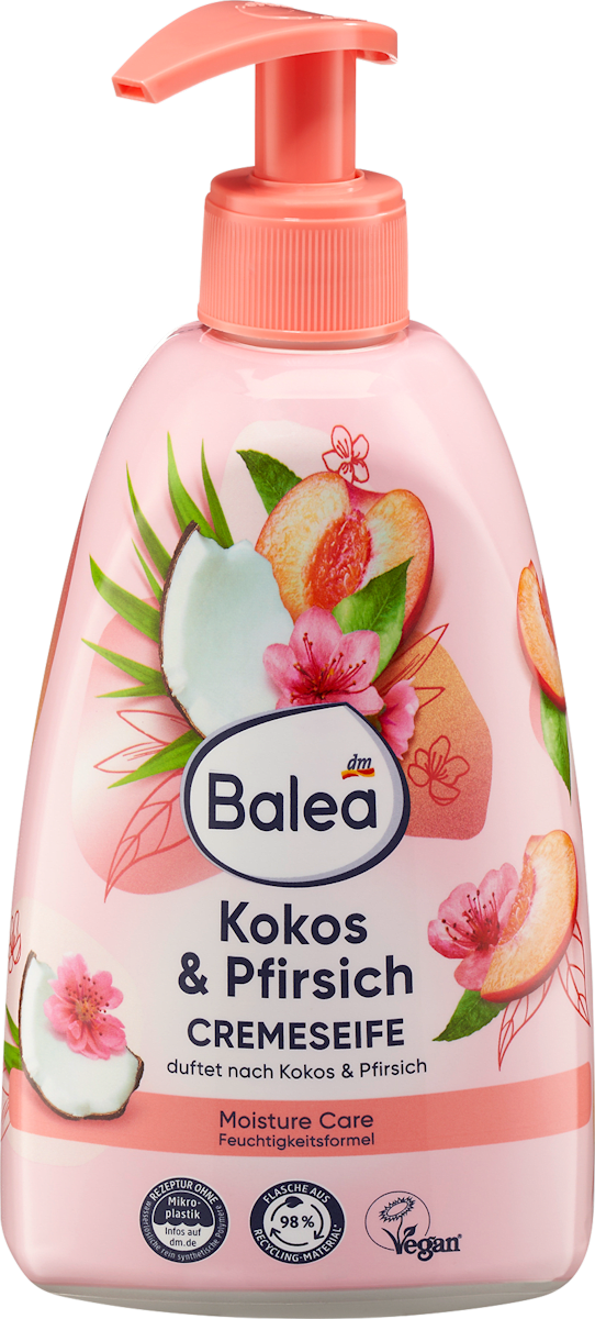 Balea Schaumseife Tropic Green, 250 Ml – Mild Mit Mandelöl, Vegan