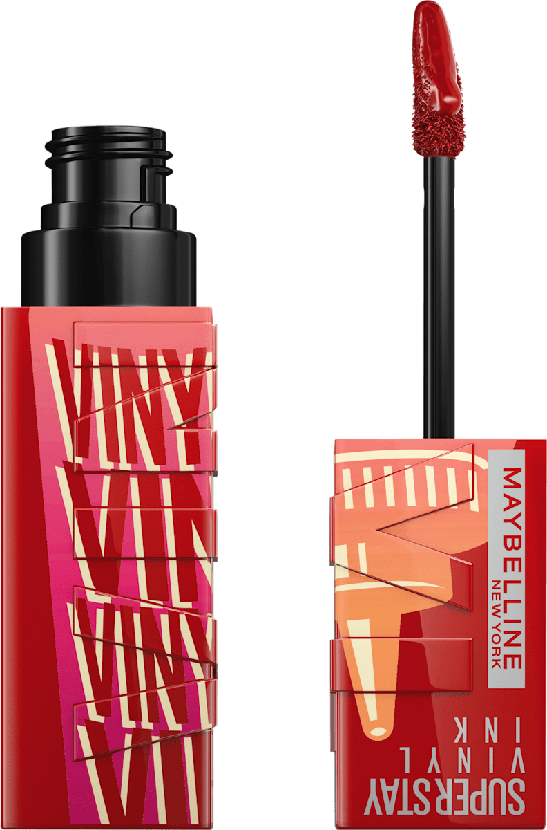 MAYBELLINE NEW YORK Lippenstift Super Stay Vinyl Ink 200 Salsa, 4,2 ml ...