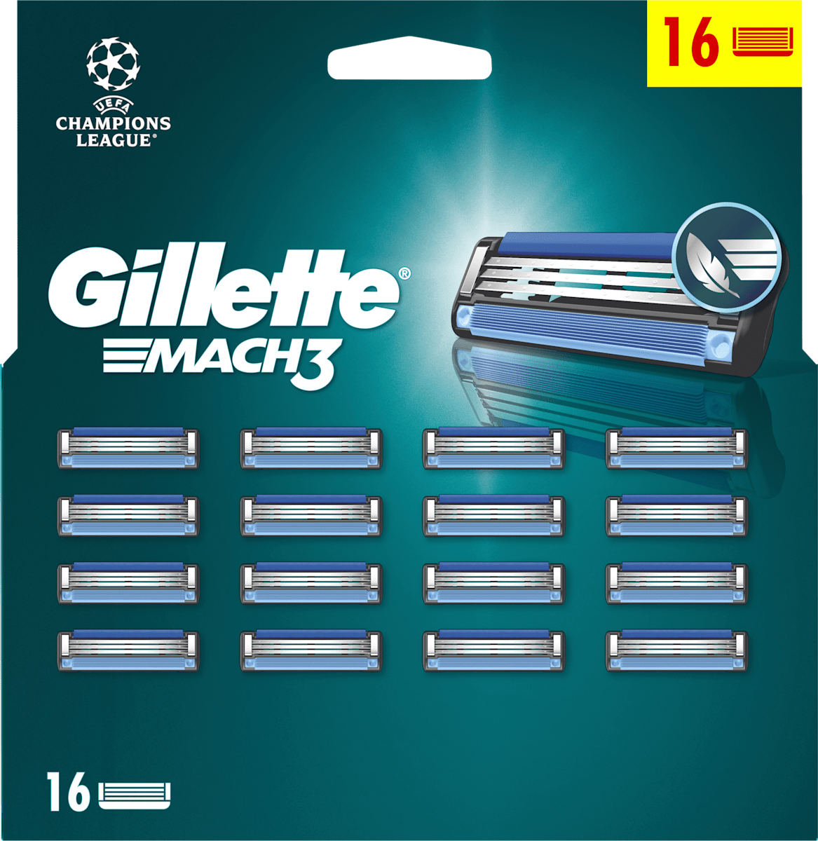 Gillette Mach3 náhradní hlavice, 16 ks | dm.cz