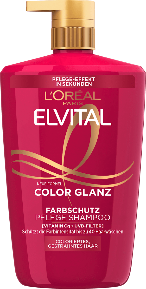 L'ORÉAL PARiS ELVITAL Shampoo Color Glanz, 1.000 ml dauerhaft günstig ...