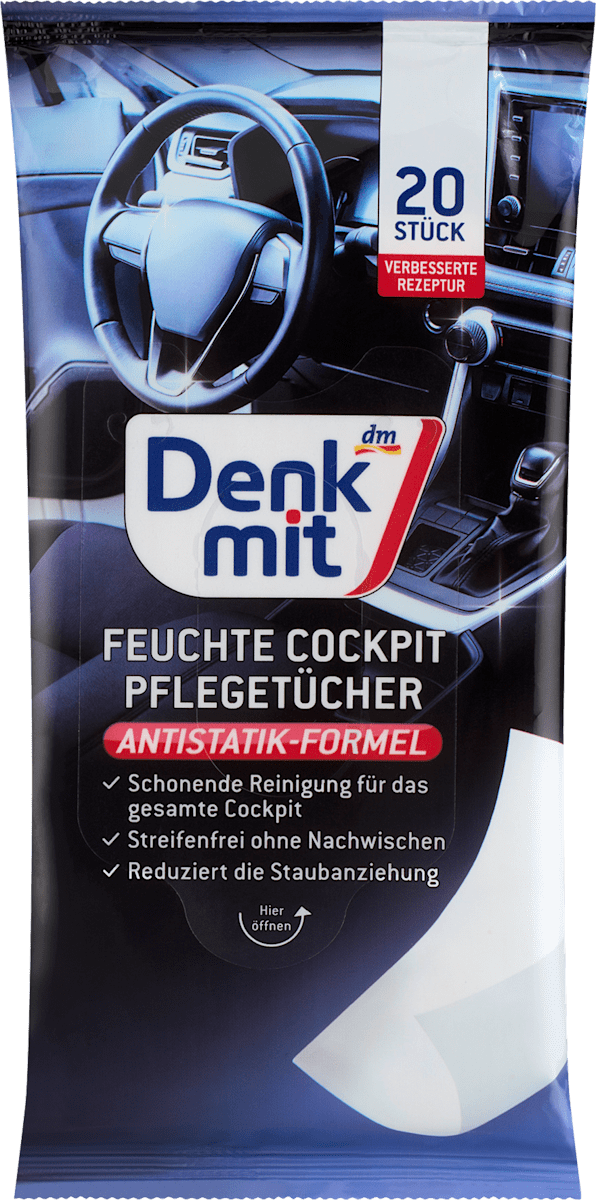 Denkmit Feuchte Pflegetücher Cockpit, 20 St dauerhaft günstig online kaufen