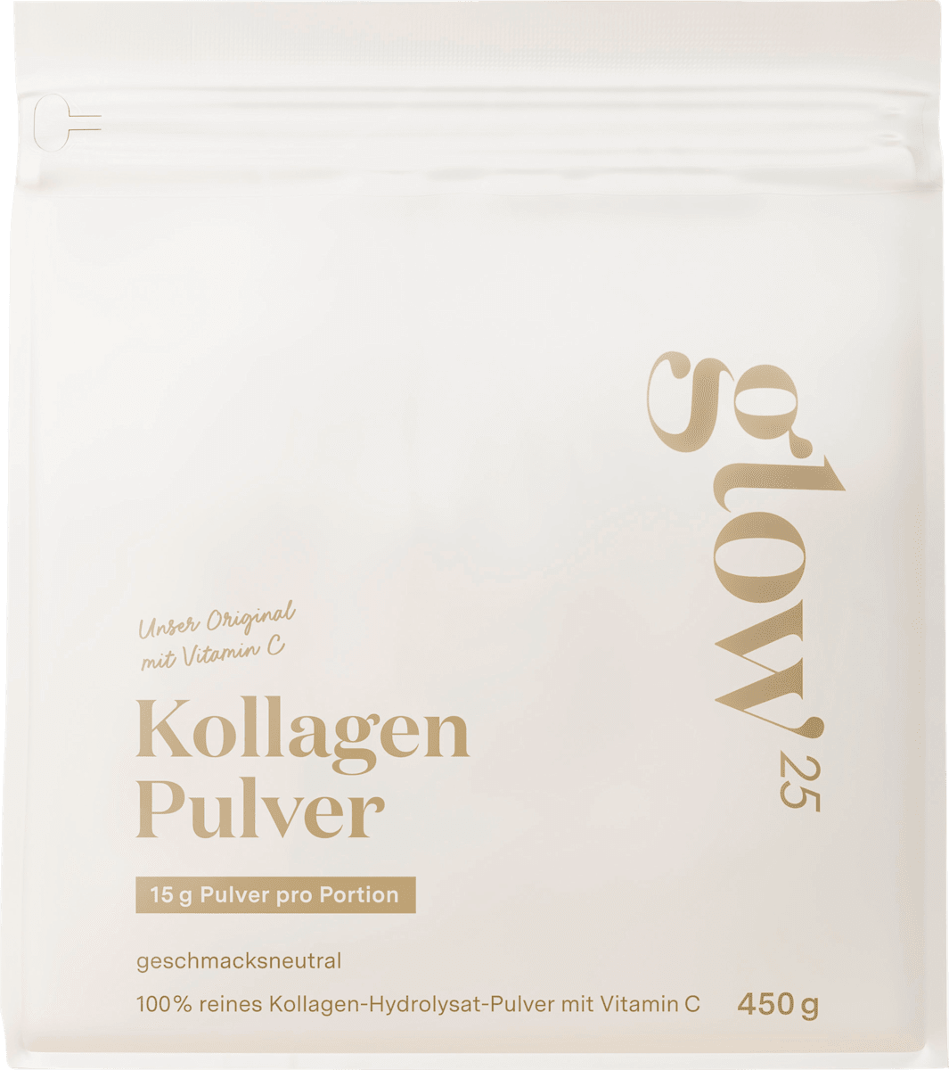 Glow25 Kollagen Pulver mit Vitamin C, 450 g dauerhaft günstig online ...