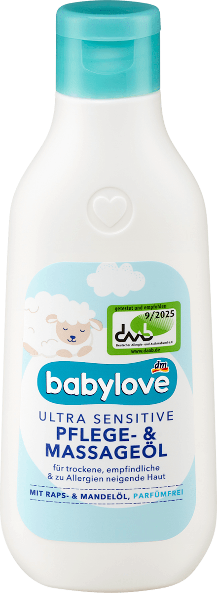 babylove Babyl Pflege & Massage Raps- & Mandell, parfmfrei, 250 ml  dauerhaft gnstig online kaufen | dm.de