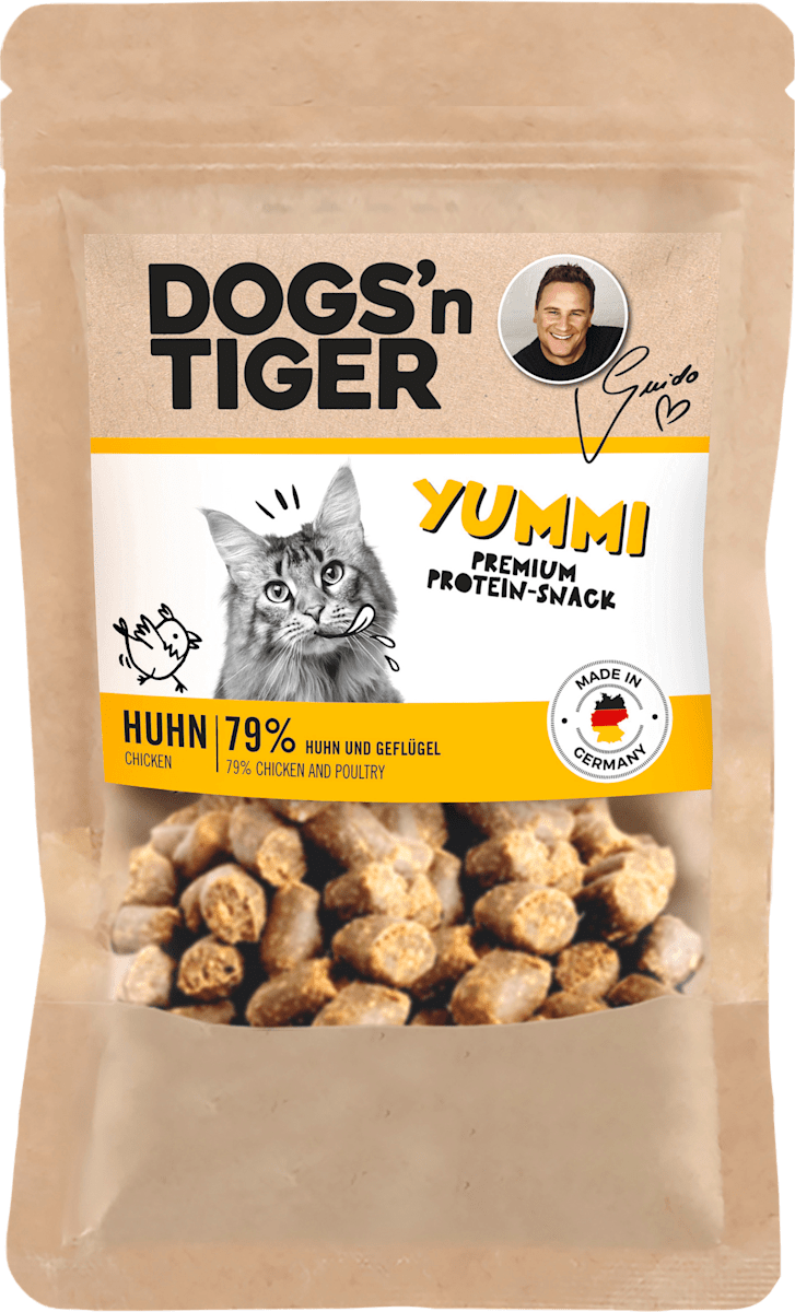 DOGS'n TIGER Katzenleckerlie mit Huhn, Yummi, 50 g dauerhaft gnstig online  kaufen | dm.de