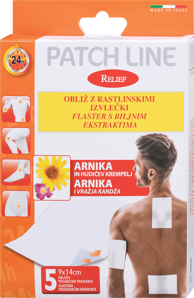 Patch Line Obliž z rastlinskimi izvlečki, 5 kos | dm.si