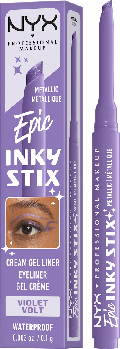 NYX PROFESSIONAL MAKEUP Szemceruza, Epic Inky stix 10, Violet Volt, 0,1 ...