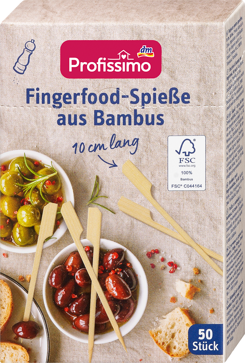 Profissimo Spiee aus Bambus Fingerfood, 50 St | dm.at