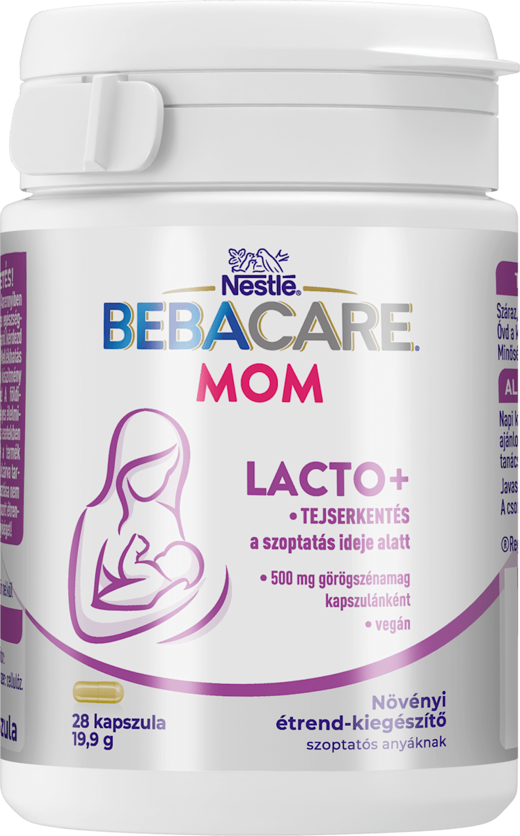 Nestlé BEBACARE Mom Lacto+, növényi étrend-kiegészítő, 28 db | dm.hu