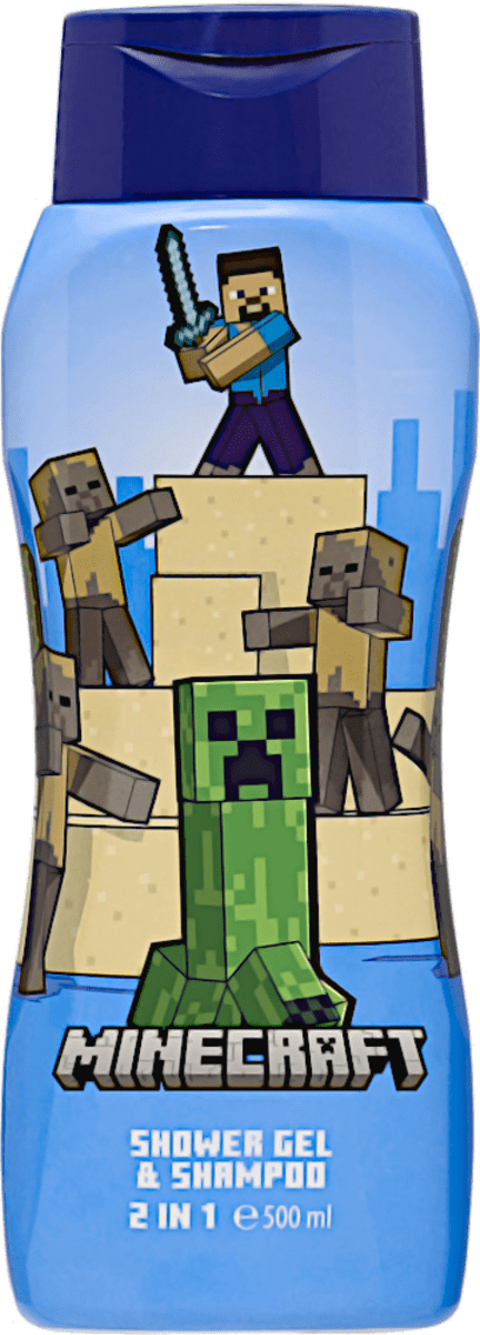 AIR-VAL Minecraft gel de duș& șampon, 500 ml | dm.ro