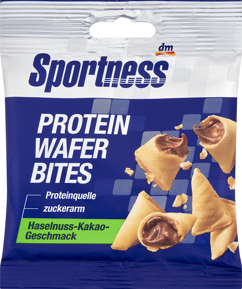 Protein Wafer Bites, Haselnuss-Kakao Geschmack, 30 g