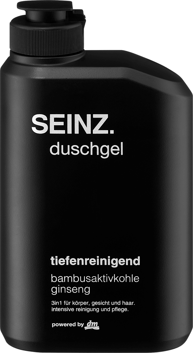 SEINZ. Duschgel tiefenreinigend Bambusaktivkohle & Ginseng 3in1, 300 ml | dm .at