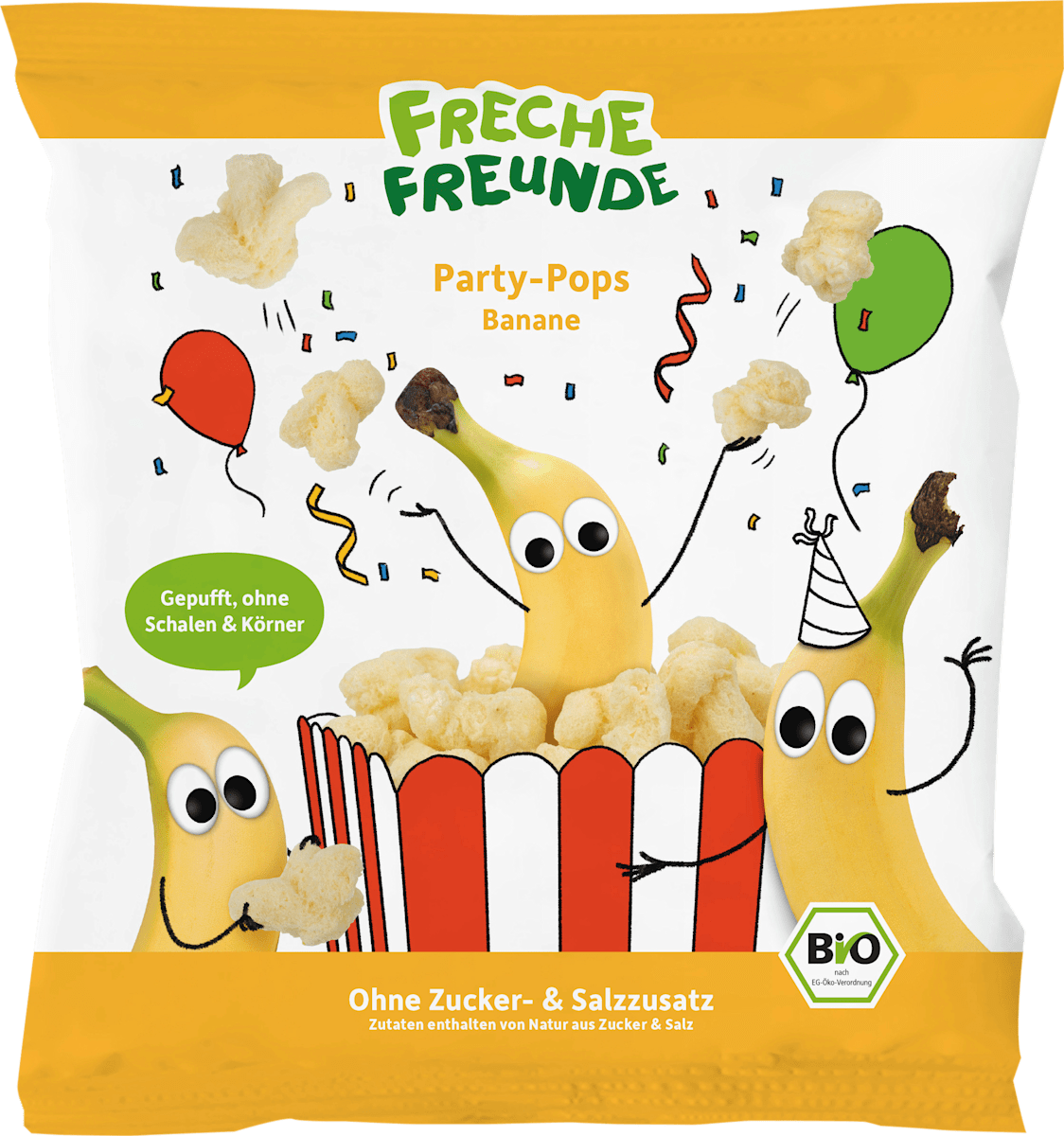 Kindersnack Party Pops Banane, ab 1 Jahr, 15 g