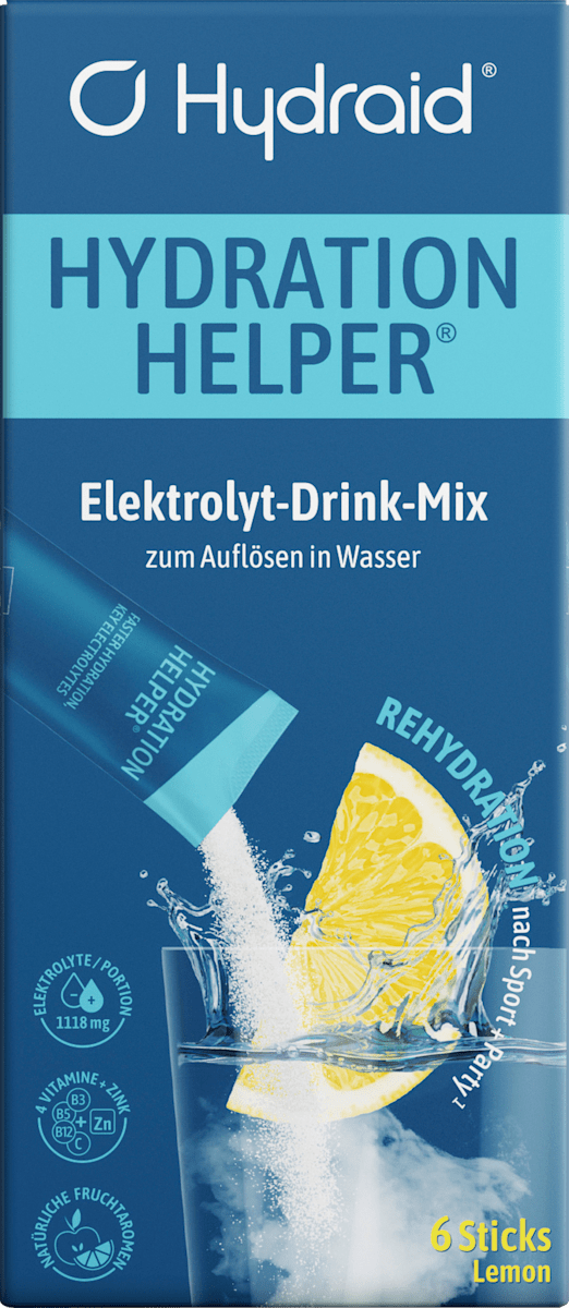 Hydraid Hydration Helper Elektrolyt-Drink-Mix Sticks Lemon 6 St, 77,4 g ...