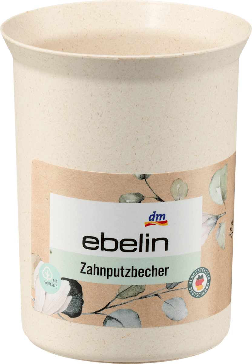 Zahnputzbecher beige, 1 St