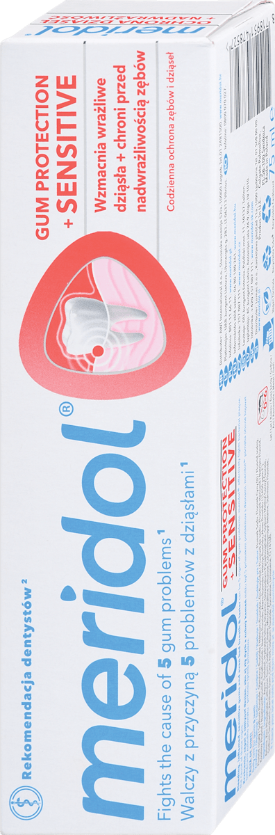 meridol Zobna pasta GUM PROTECTION + SENSITIVE, 75 ml | dm.si