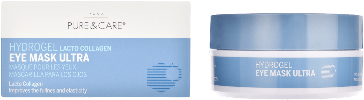 Puca Pure&Care Plasturi hidrogel cu colagen pentru ochi, 60 buc