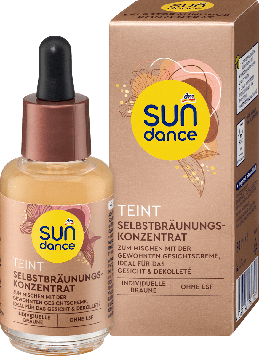 SUNDANCE Autobronzant concentrat pentru ten, 30 ml | dm.ro