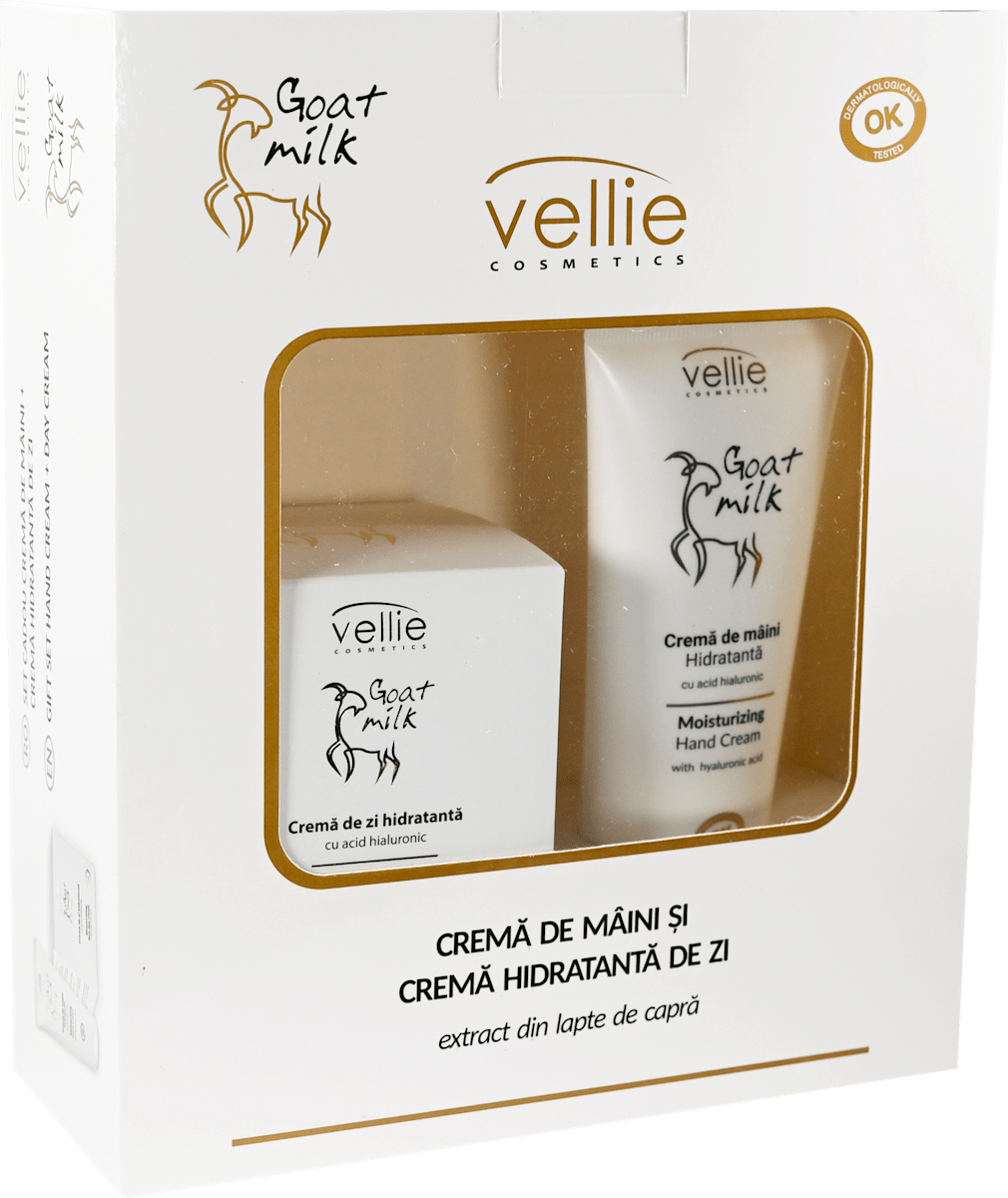 Vellie Set cremă de mâini+cremă de corp, 1 buc | dm.ro