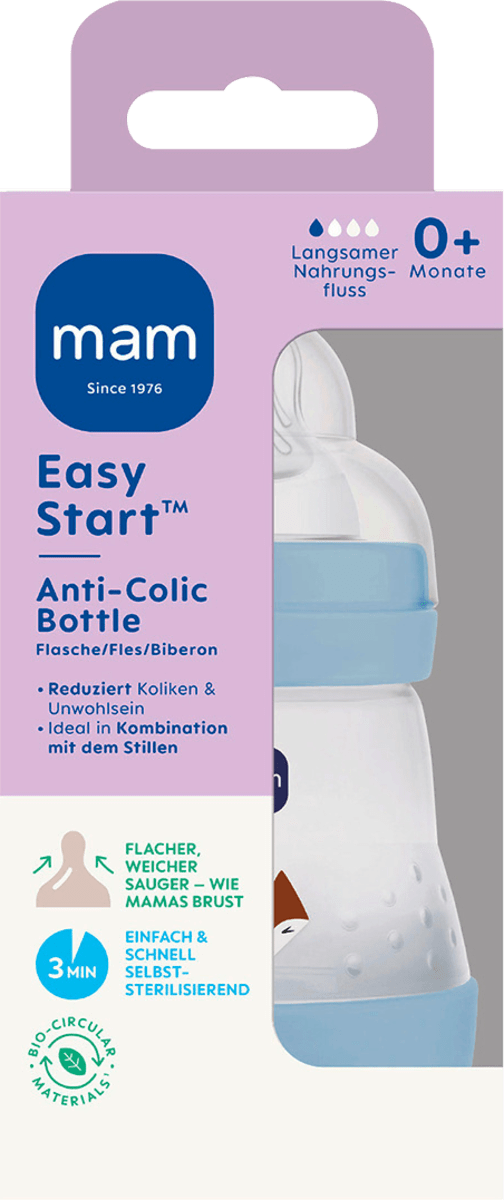 mam Babyflasche Easy Start Anti-Colic, blau, von Geburt an, 160 ml, 1 St dauerhaft günstig online kaufen