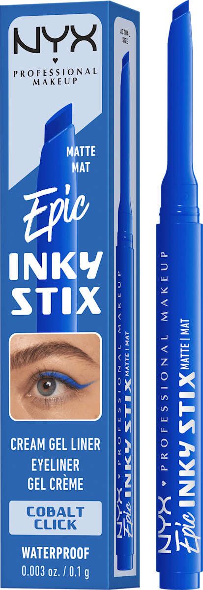 NYX PROFESSIONAL MAKEUP Eyeliner Epic Inky Stix Waterproof 06 Cobalt, 0 ...