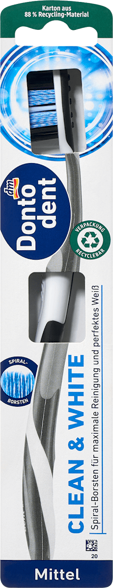 Zahnbürste Clean & White mittel, 1 St