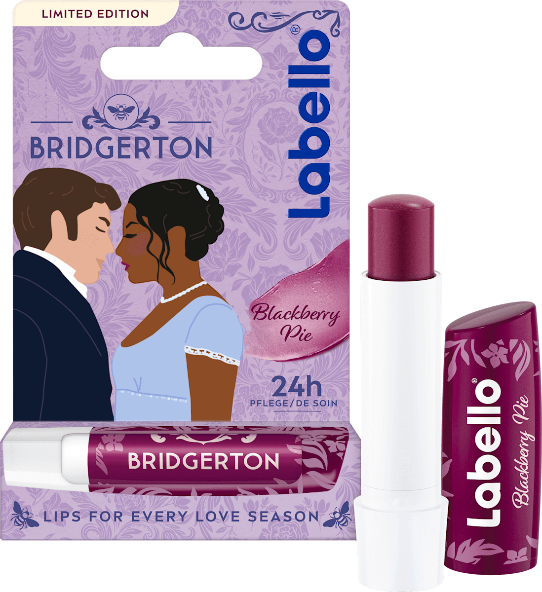 Labello Lippenpflege Bridgerton Kate & Anthony Blackberry Pie, 4,8 g ...