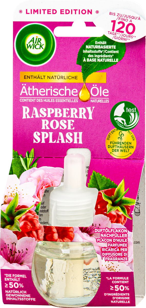 AIR WICK Duftöl Nachfüller Raspberry Rose Splash, 19 ml | dm.at