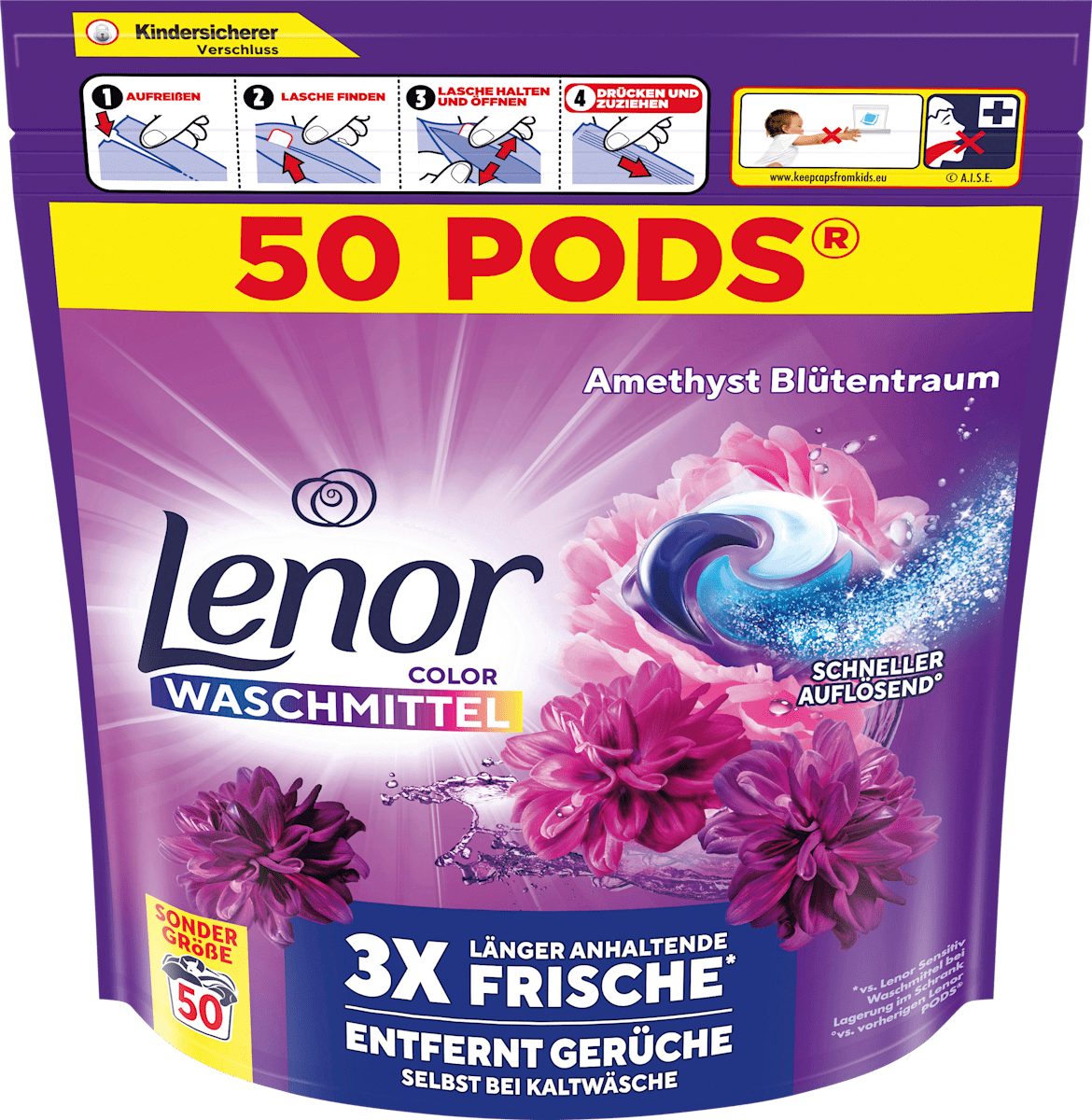 elfbar elfa kaufen Lenor Colowaschmittel Pods Blütentraum, 50 Wl dauerhaft günstig online  kaufen