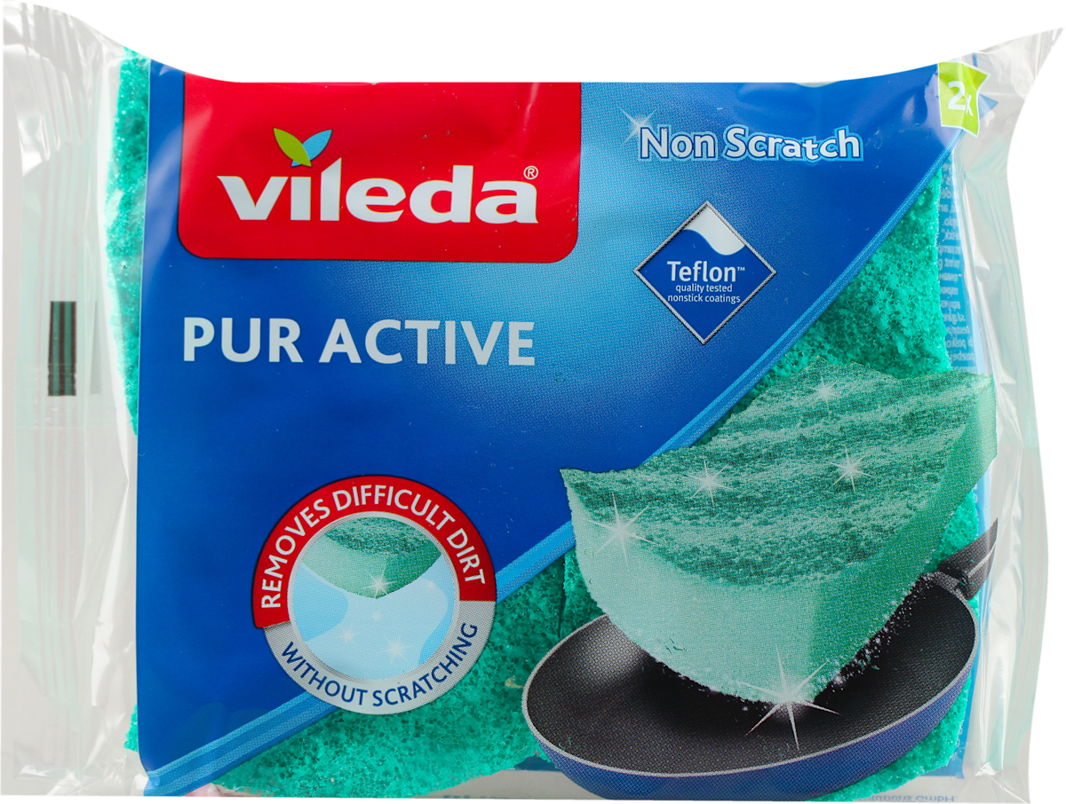 vileda PUR ACTIVE - sunđer za pranje posuđa, 2 kom | dm.rs