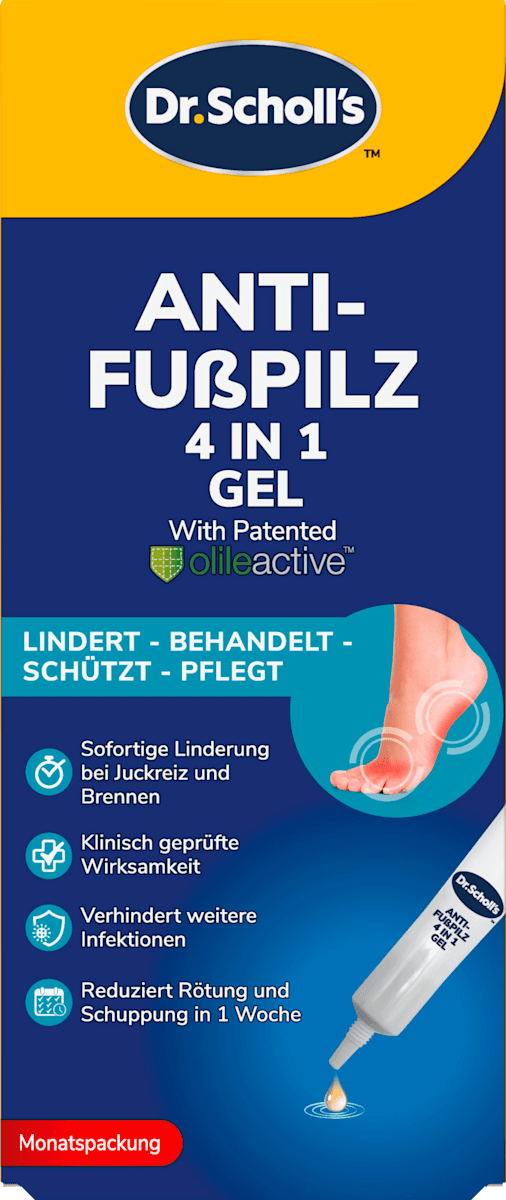 Dr. Scholl's Fußpilz Entferner 4in1 Gel, 10 ml dauerhaft günstig online kaufen