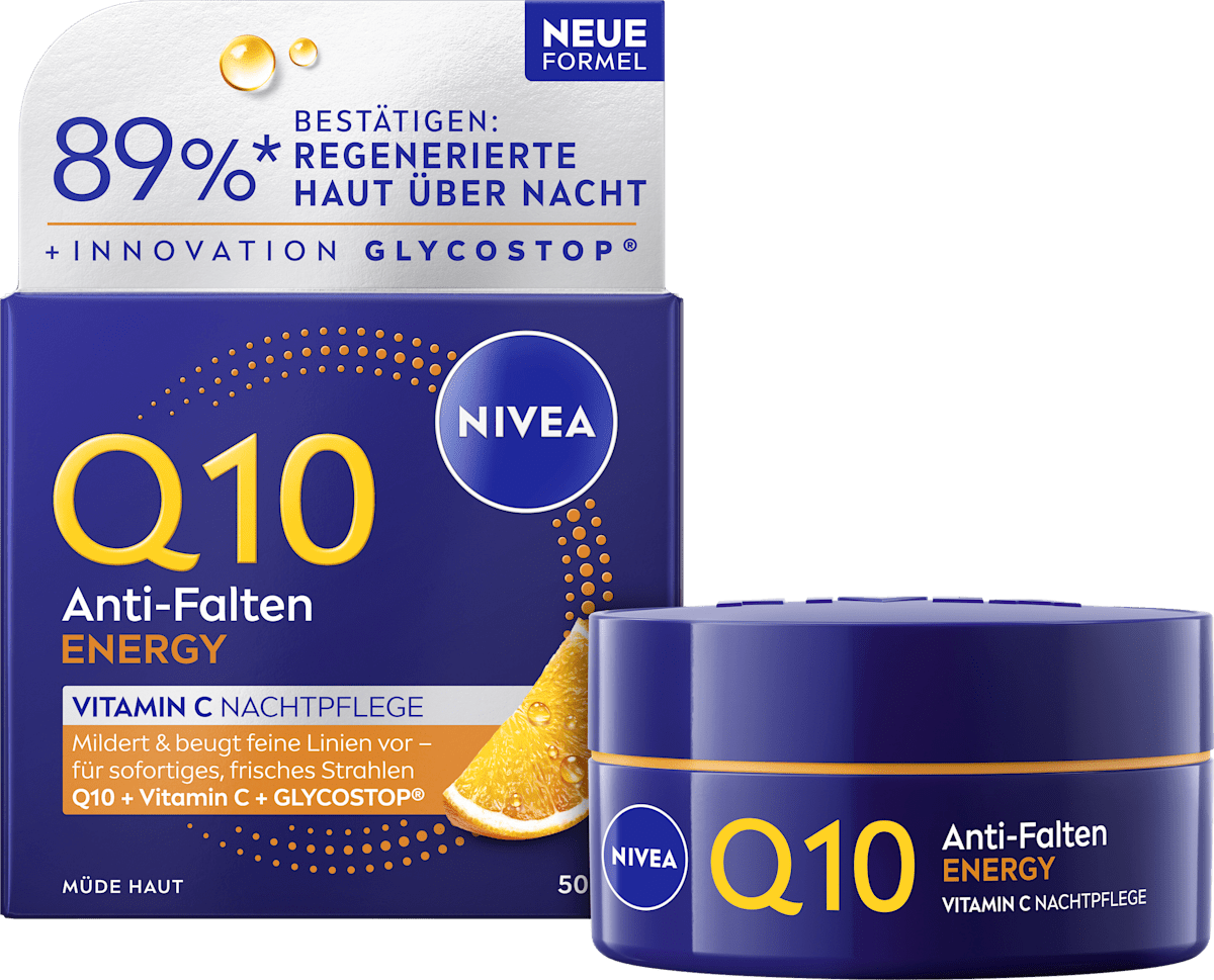 NIVEA Nachtcreme Q10 Energy, 50 ml dauerhaft günstig online kaufen | dm.de