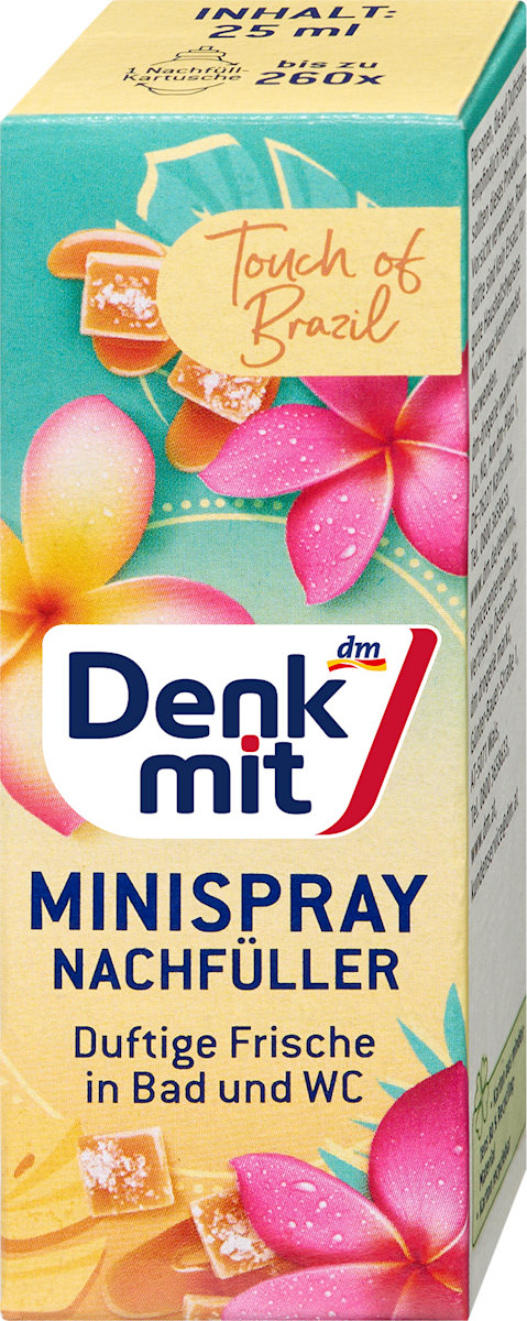 Lufterfrischer Minispray Touch of Brazil Nachfüllpack, 25 ml