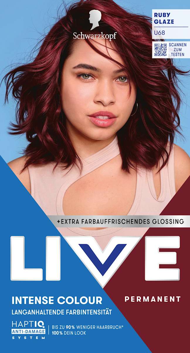 Schwarzkopf LIVE Haarfarbe U68 Ruby Glaze, 1 St dauerhaft günstig ...