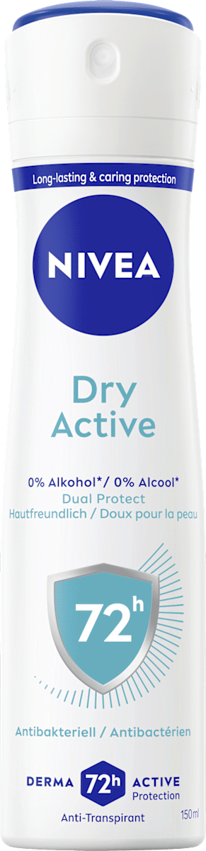 NIVEA Antitranspirant Deospray Dry Active, 150 ml dauerhaft günstig online kaufen