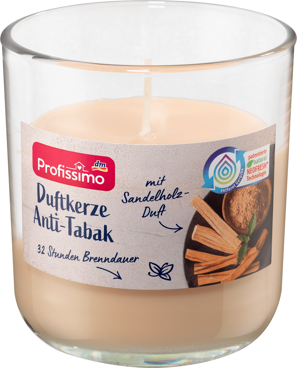 Profissimo Duftkerze im Glas Anti Tabak, 1 St dauerhaft günstig online kaufen
