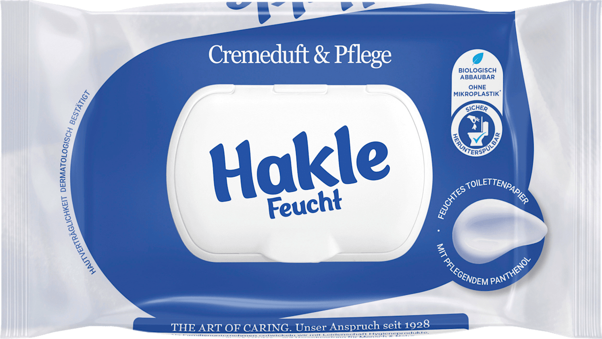 Hakle Feuchtes Toilettenpapier Cremeduft & Pflege, 42 St dauerhaft günstig online kaufen
