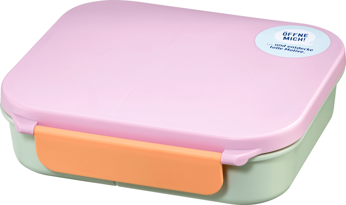 babylove Brotdose mit Fächern grün/rosa, 1 St dauerhaft günstig online kaufen