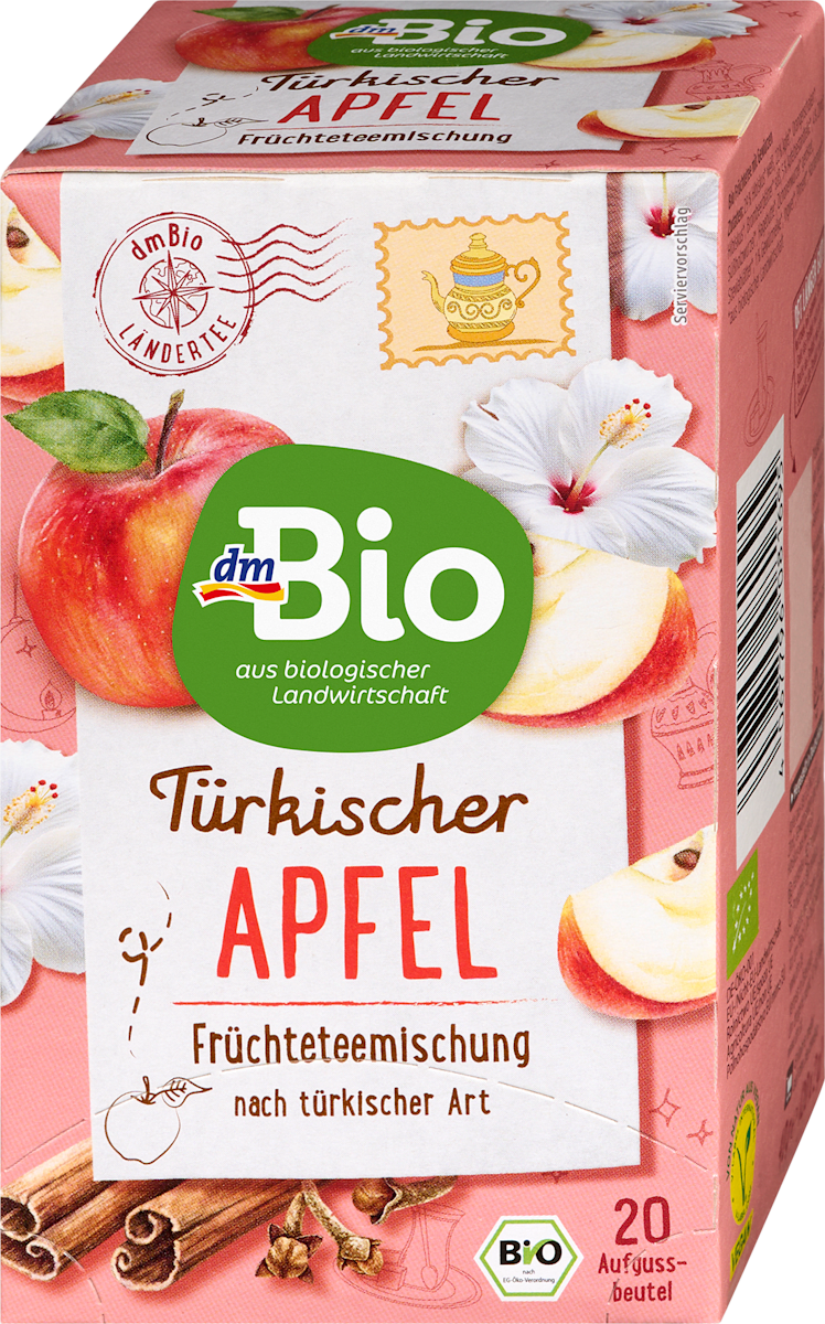 dmBio Früchtetee Türkischer Apfel (20x2g), 40 g | dm.at