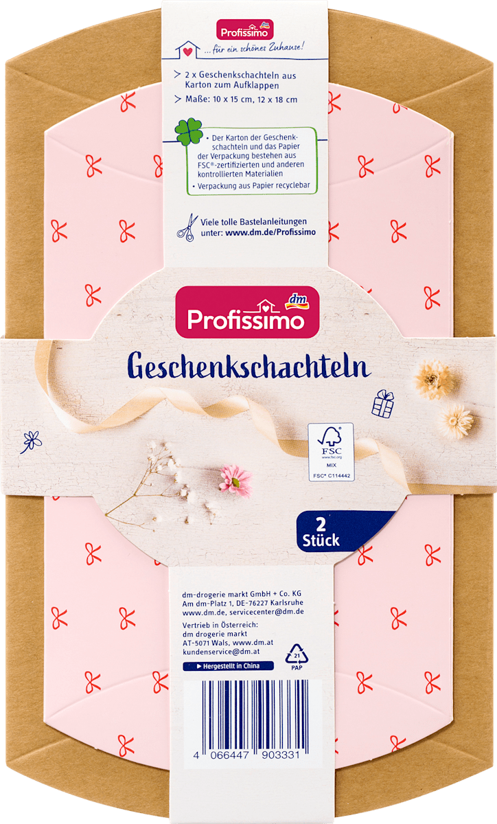 Profissimo Geschenkschachteln im 2er Set, 1 St dauerhaft günstig online kaufen