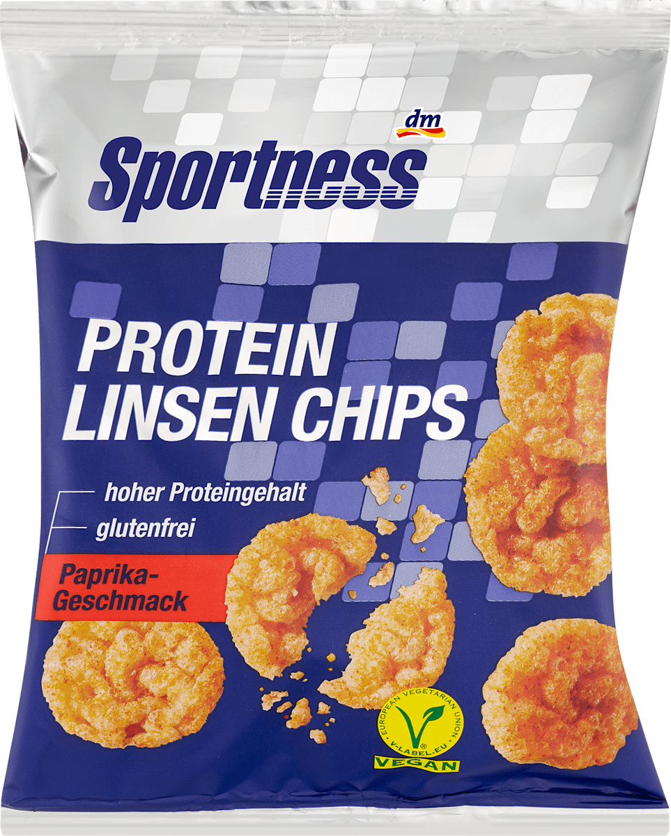Sportness Протеинов чипс от леща с вкус на червен пипер, 40 g | dm България