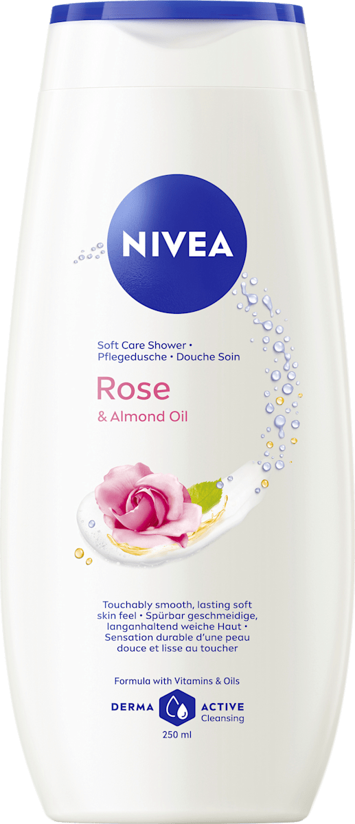 NIVEA Pflegedusche Rose & Almond Oil, 250 ml dauerhaft günstig online kaufen