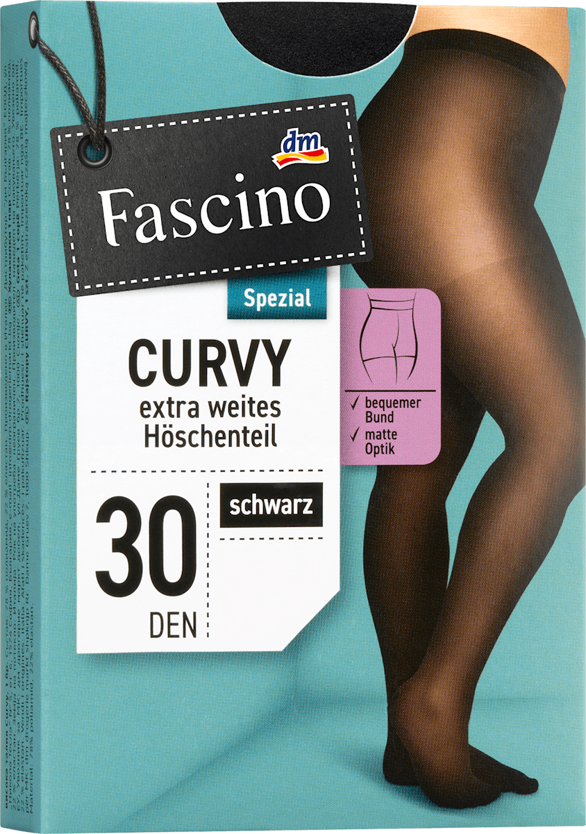 Fascino Štrample Curvy crne, vel. 50/52, 20 DEN, 1 kom. | dm Bosna i ...